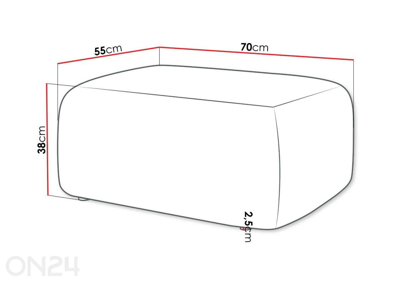 Nurgadiivanvoodi + tumba suurendatud