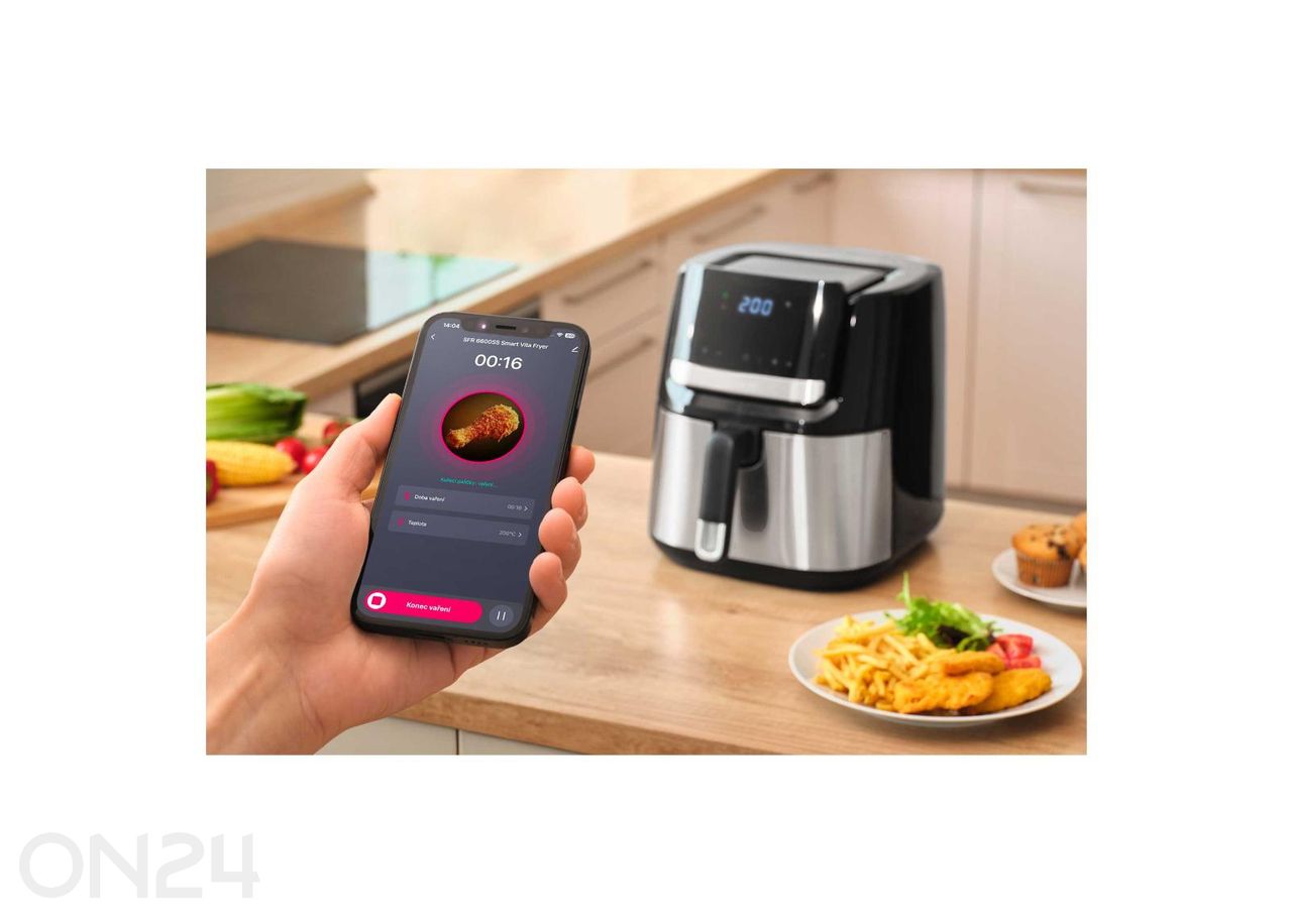 Nutikas kuumaõhufritüür Sencor SFR6600SSEUE3 suurendatud