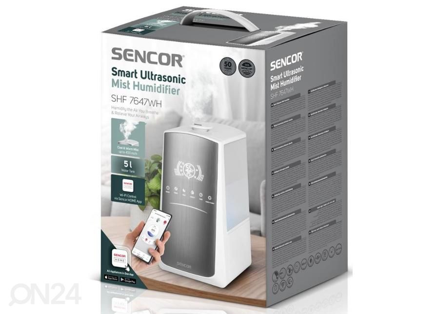 Õhuniisutaja Sencor SHF7647WH suurendatud