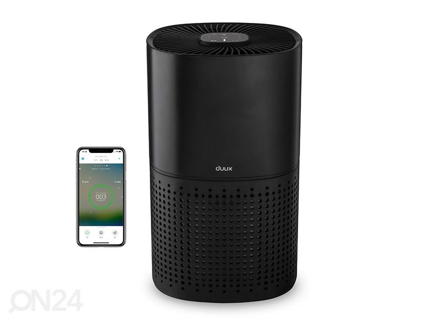 Õhupuhasti Duux Bright Smart DXPU06, must suurendatud