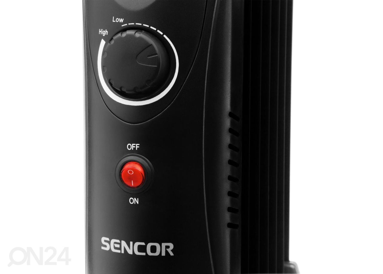 Õliradiaator Sencor, must suurendatud