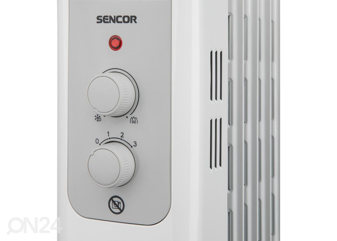Õliradiaator Sencor SOH3213WH suurendatud