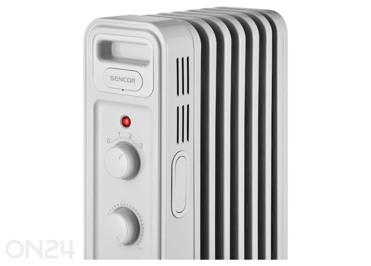 Õliradiaator Sencor SOH3407WH, valge suurendatud