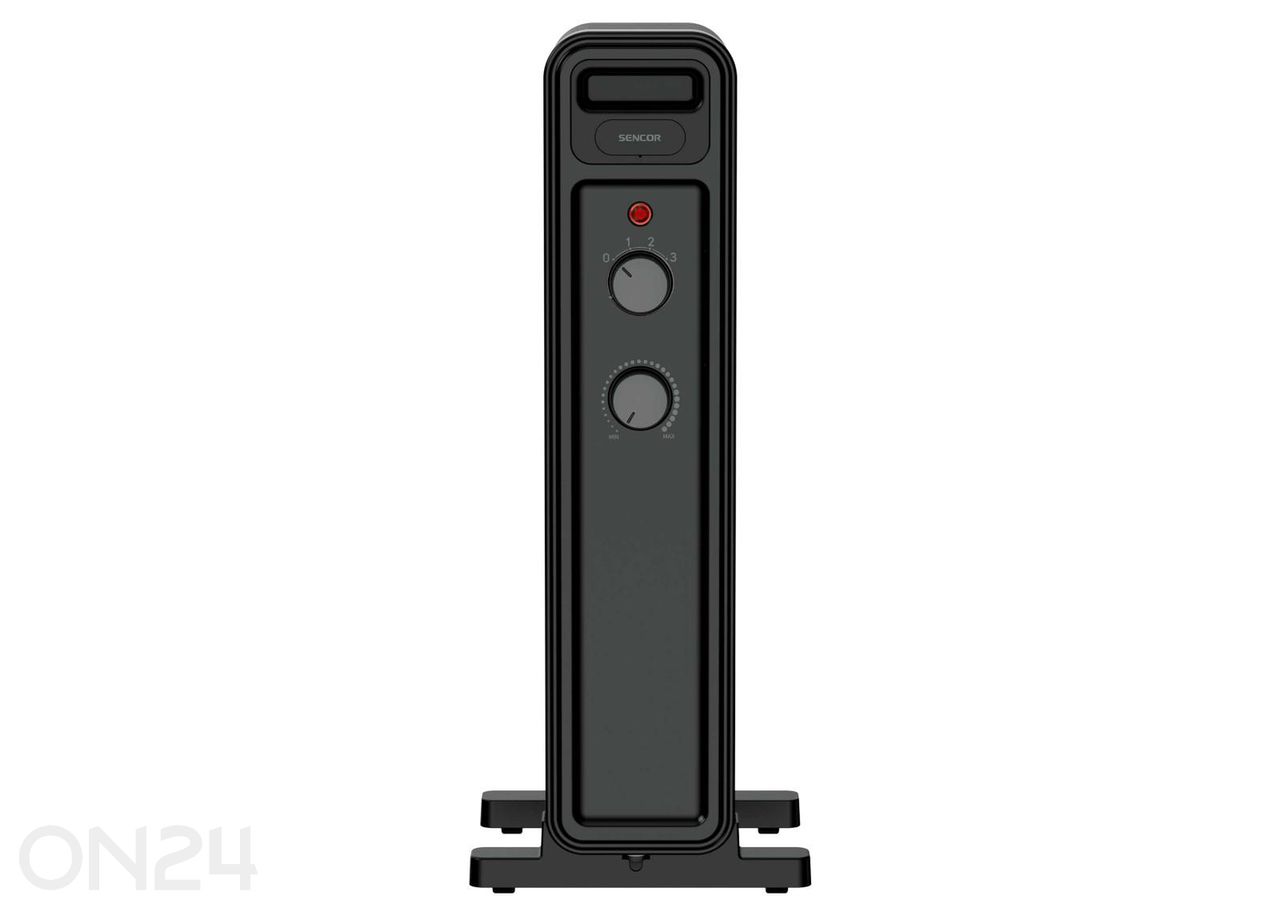 Õliradiaator Sencor SOH3507BK, must suurendatud