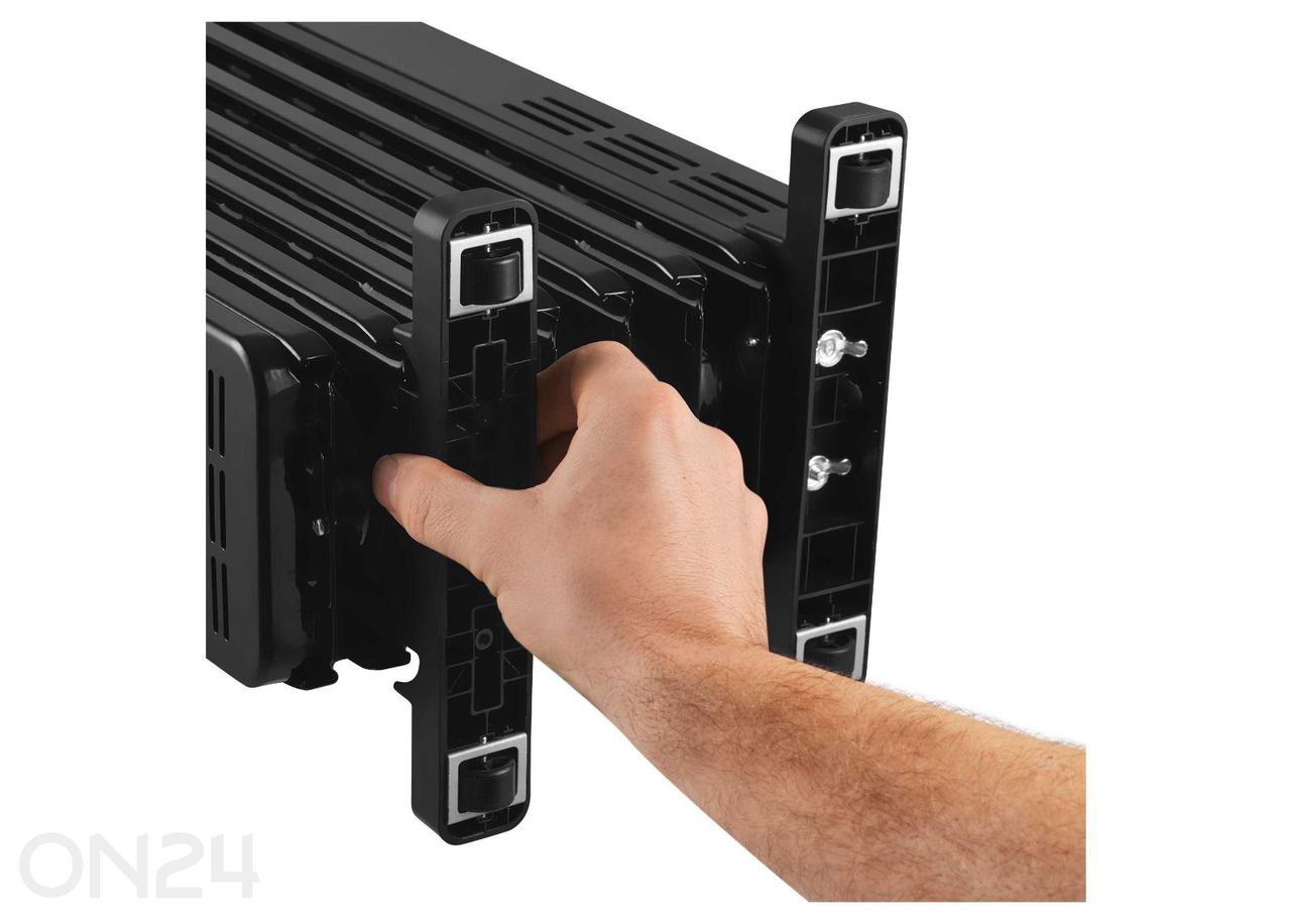 Õliradiaator Sencor SOH3507BK, must suurendatud