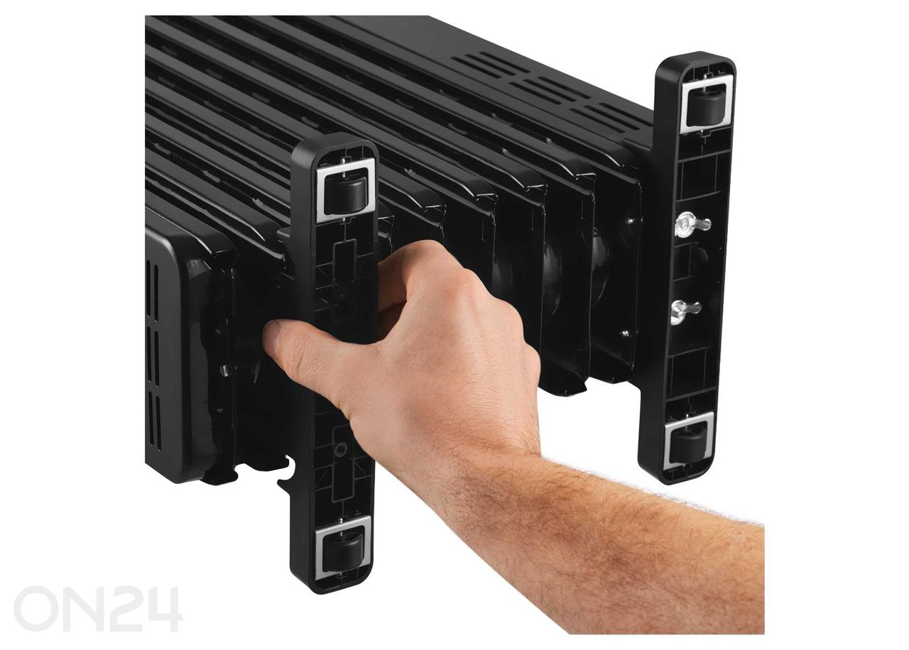 Õliradiaator Sencor SOH3509BK, must suurendatud