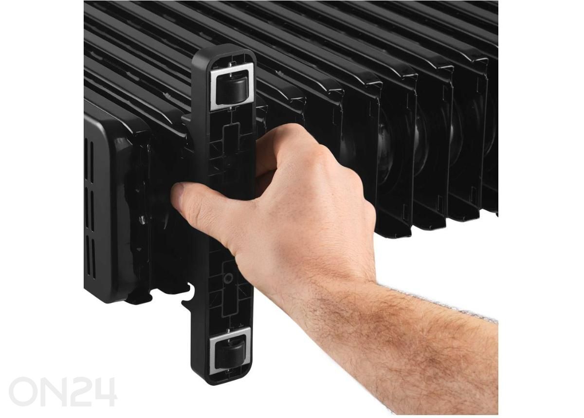 Õliradiaator Sencor SOH3511BK, must suurendatud