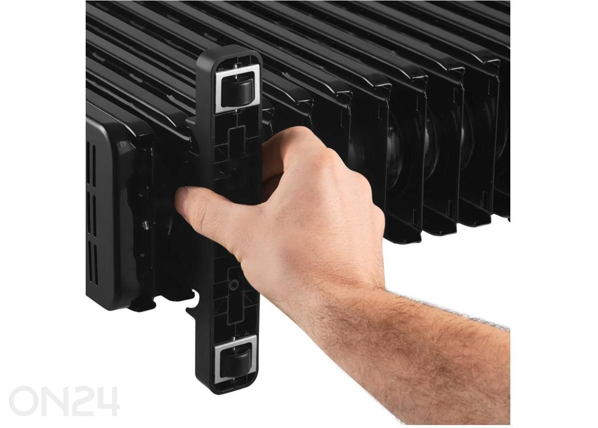 Õliradiaator Sencor SOH3513BK, must suurendatud