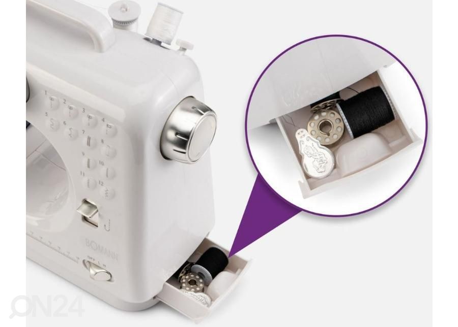 Õmblusmasin Bomann NM6063CB suurendatud