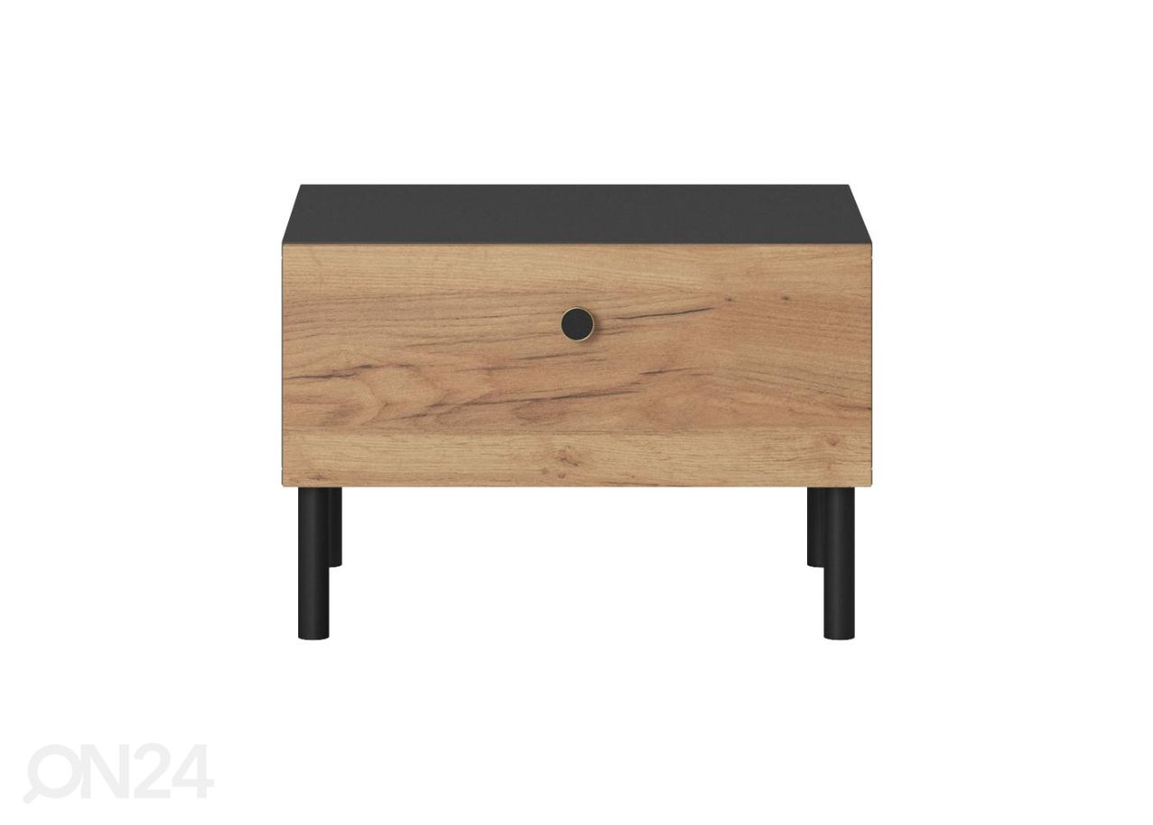 Öökapid Deco D 2 tk, antratsiit/tamm suurendatud