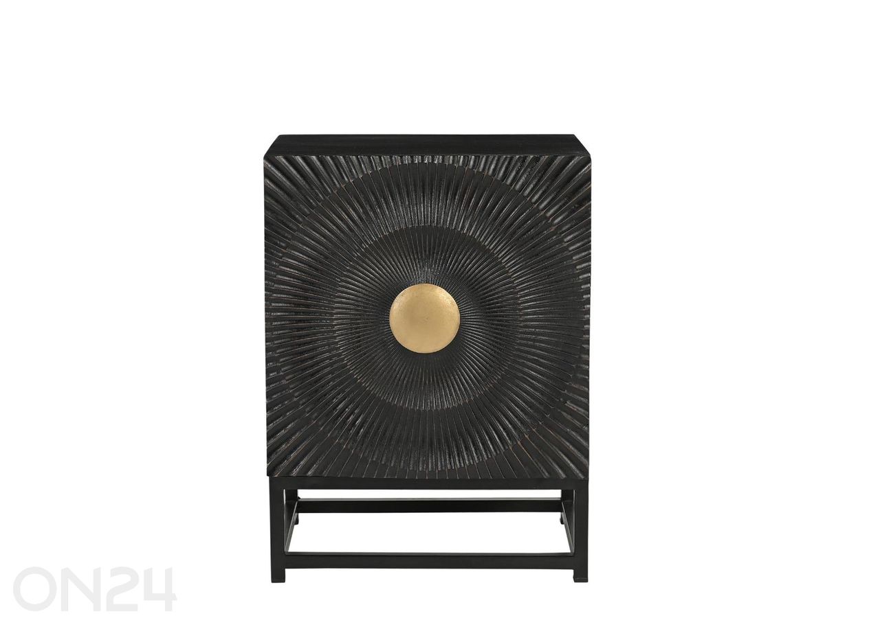 Öökapp Black Smooth 45 cm suurendatud