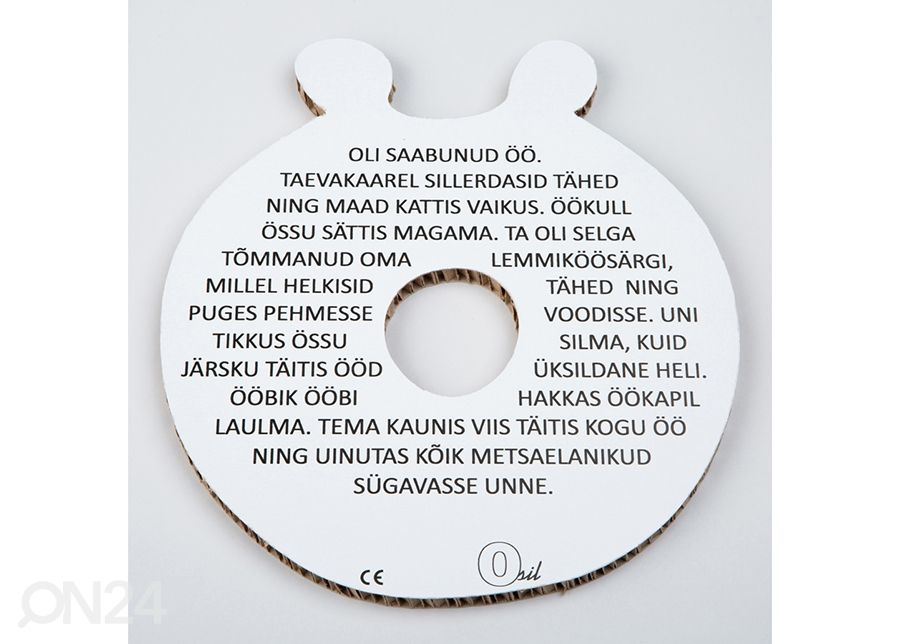 Osil dekoratiivnetäht Ö suurendatud