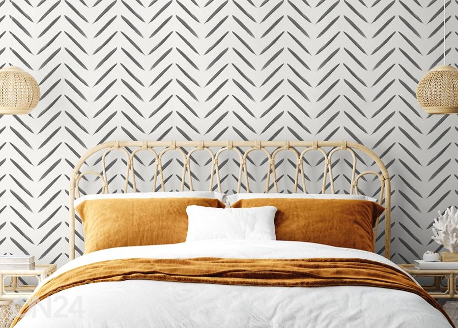 Pabertapeet Chevron Brush Marks suurendatud