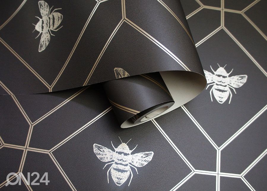 Pabertapeet Honeycomb Bee suurendatud