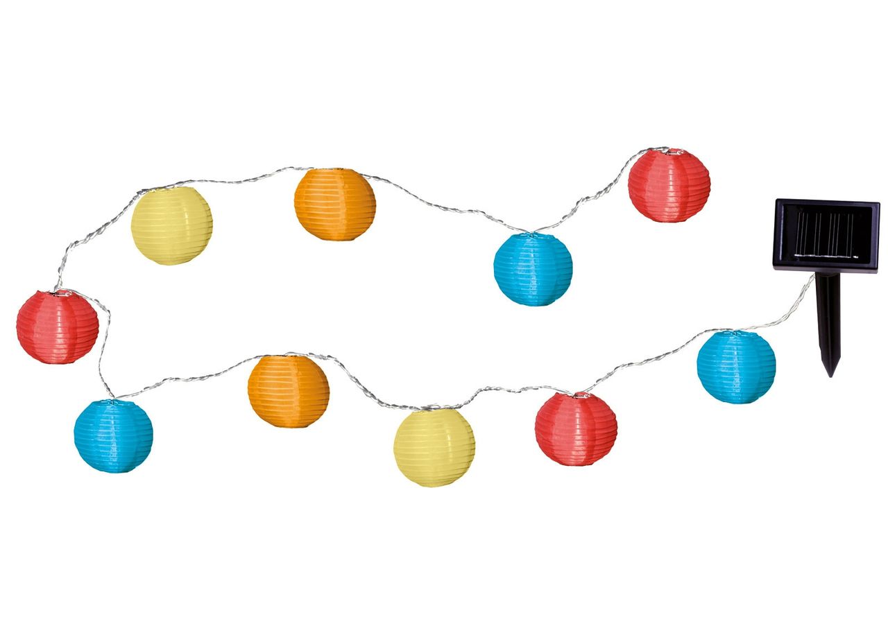 Päikesepaneeliga aiavalgusti Energy Balls 10 LED suurendatud