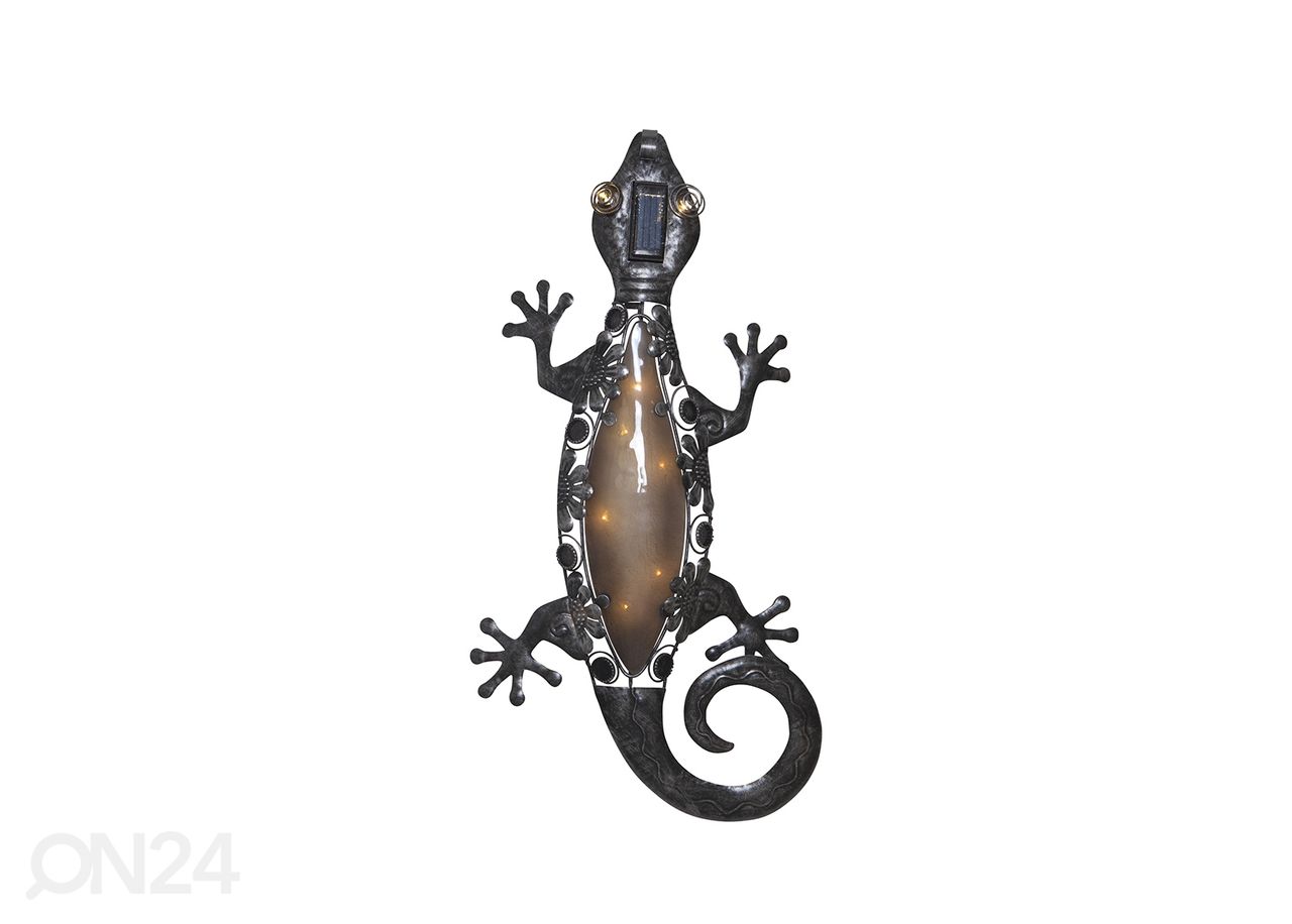 Päikesepaneeliga dekoratsioon Gecko suurendatud