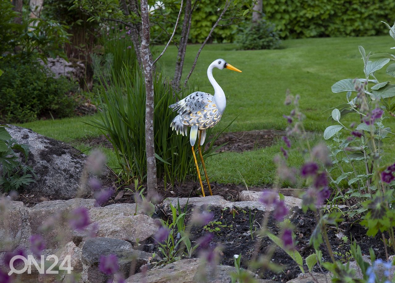 Päikesepaneeliga dekoratsioon Heron suurendatud