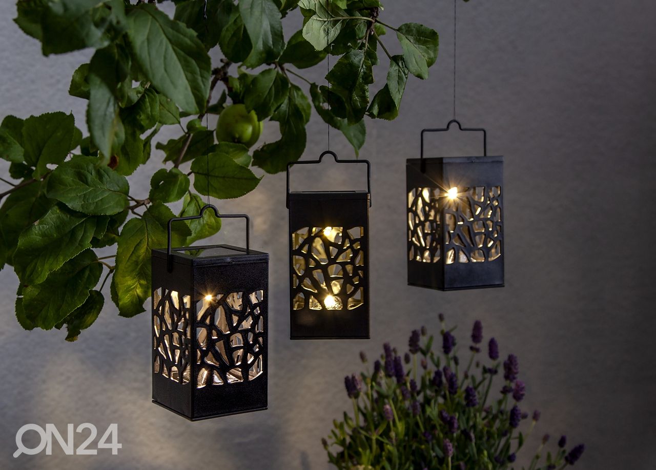 Päikesepaneeliga latern Izola Mini suurendatud