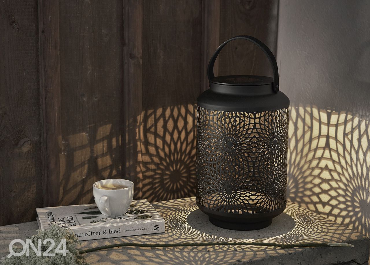 Päikesepaneeliga latern Mandala suurendatud