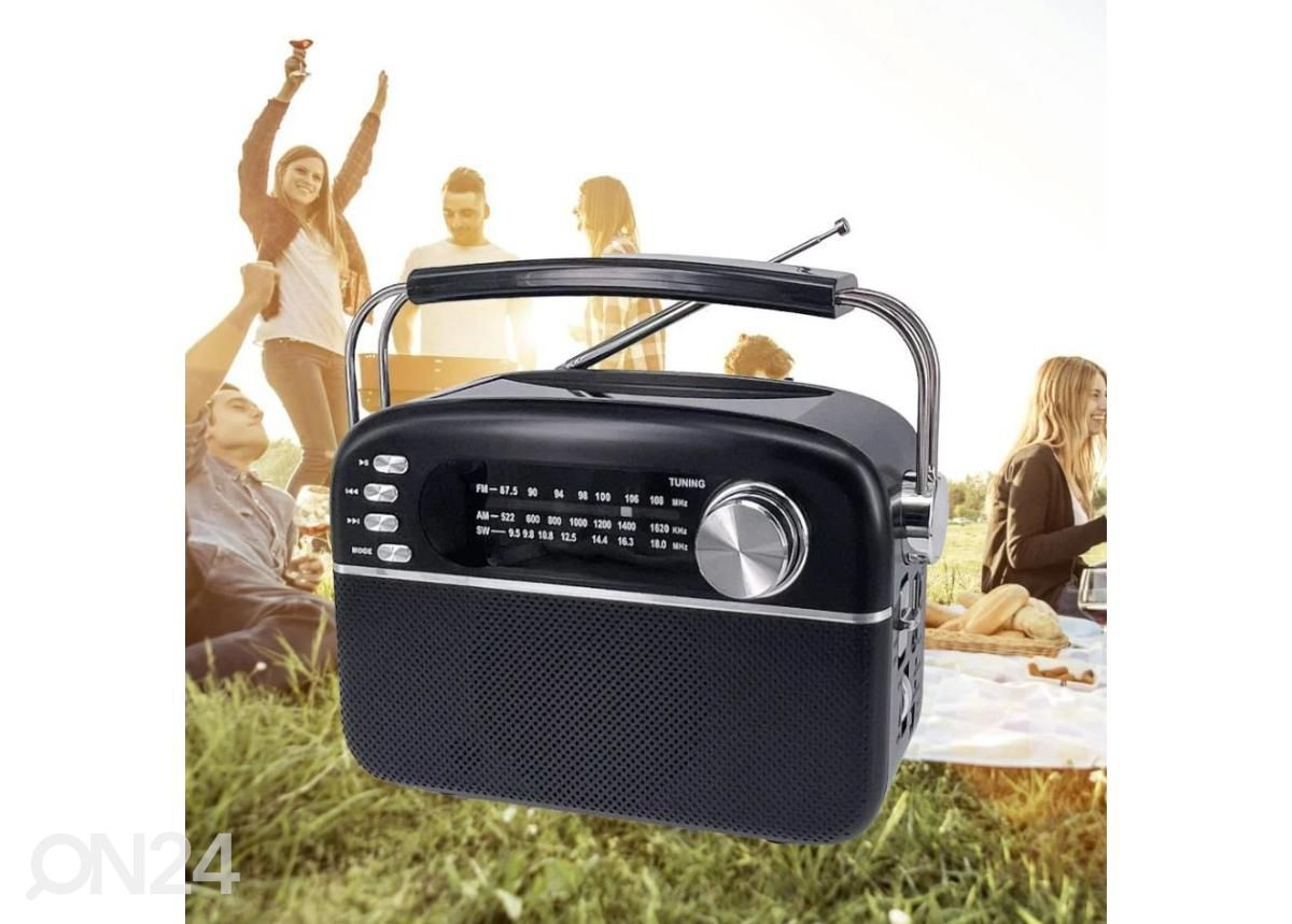 Päikesepatareidega raadio Manta RDI918 suurendatud
