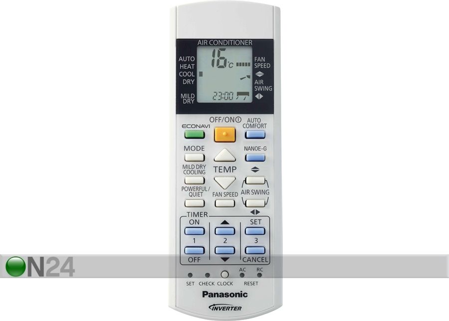 Panasonic õhksoojuspump suurendatud