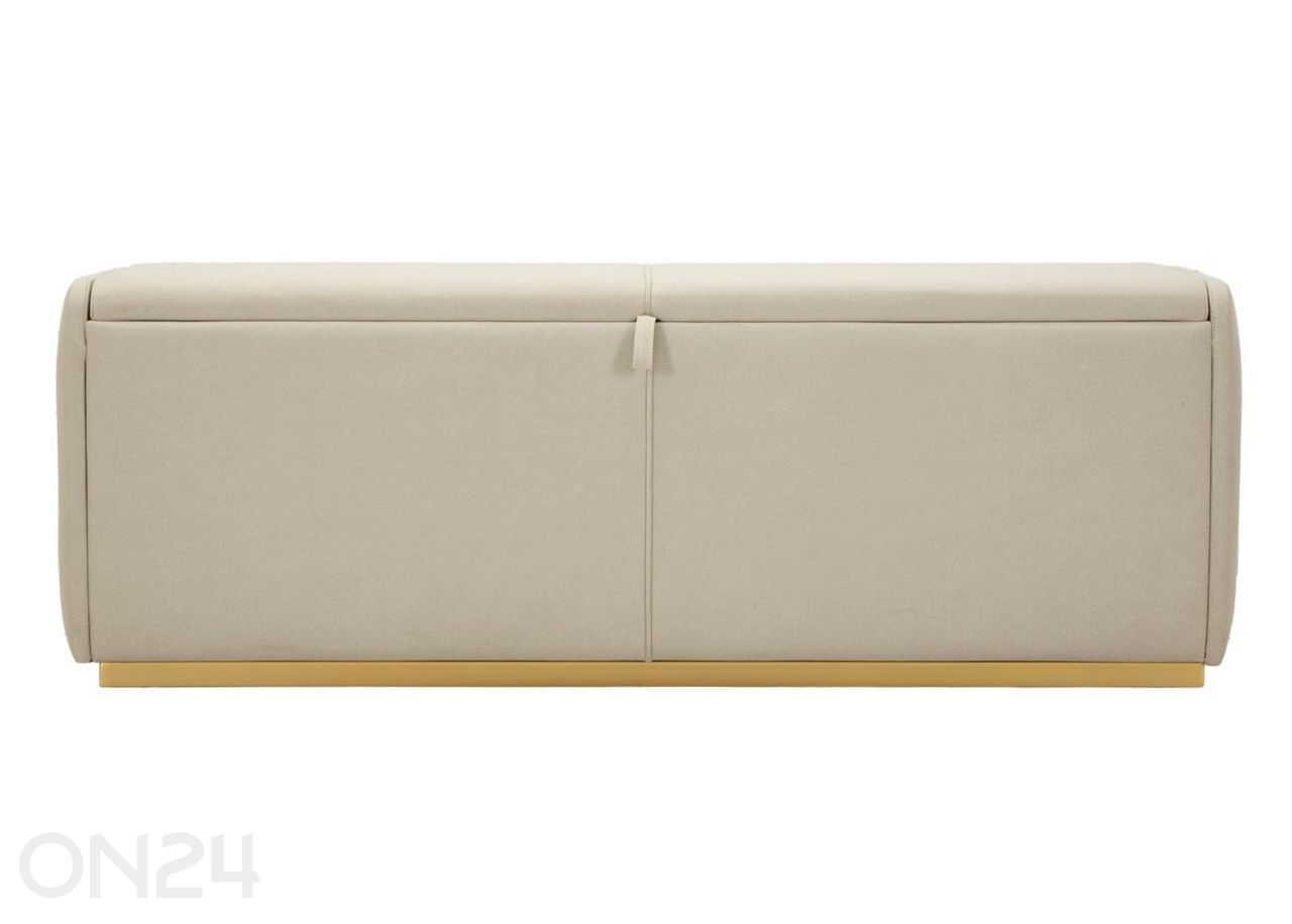Panipaigaga tumba 130 cm, kreemjas suurendatud
