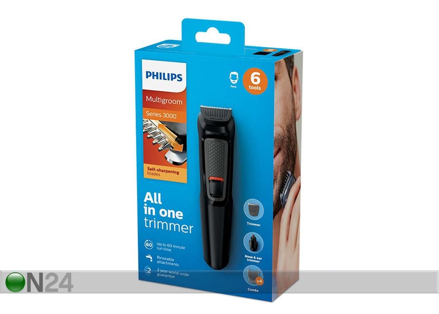 Pardel Philips Multigroom 3000 suurendatud