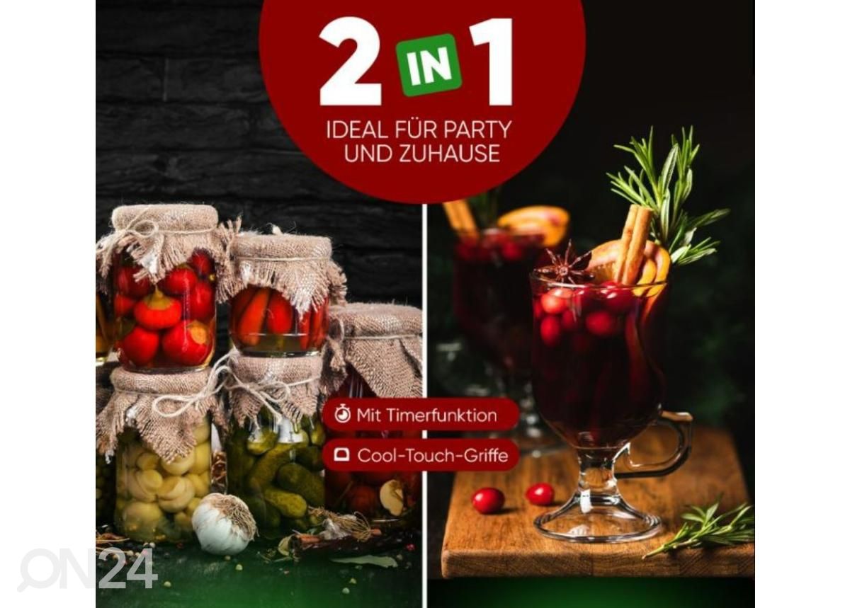 Pastöriseerija-joogimahuti 32L ProfiCook PCEKA1283 suurendatud