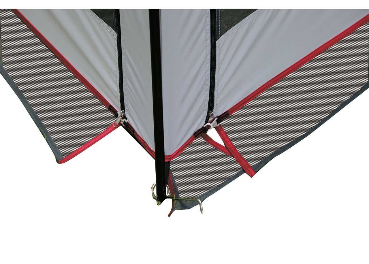 Pavilion pavillon 3x3 helehall/tumehall High Peak suurendatud