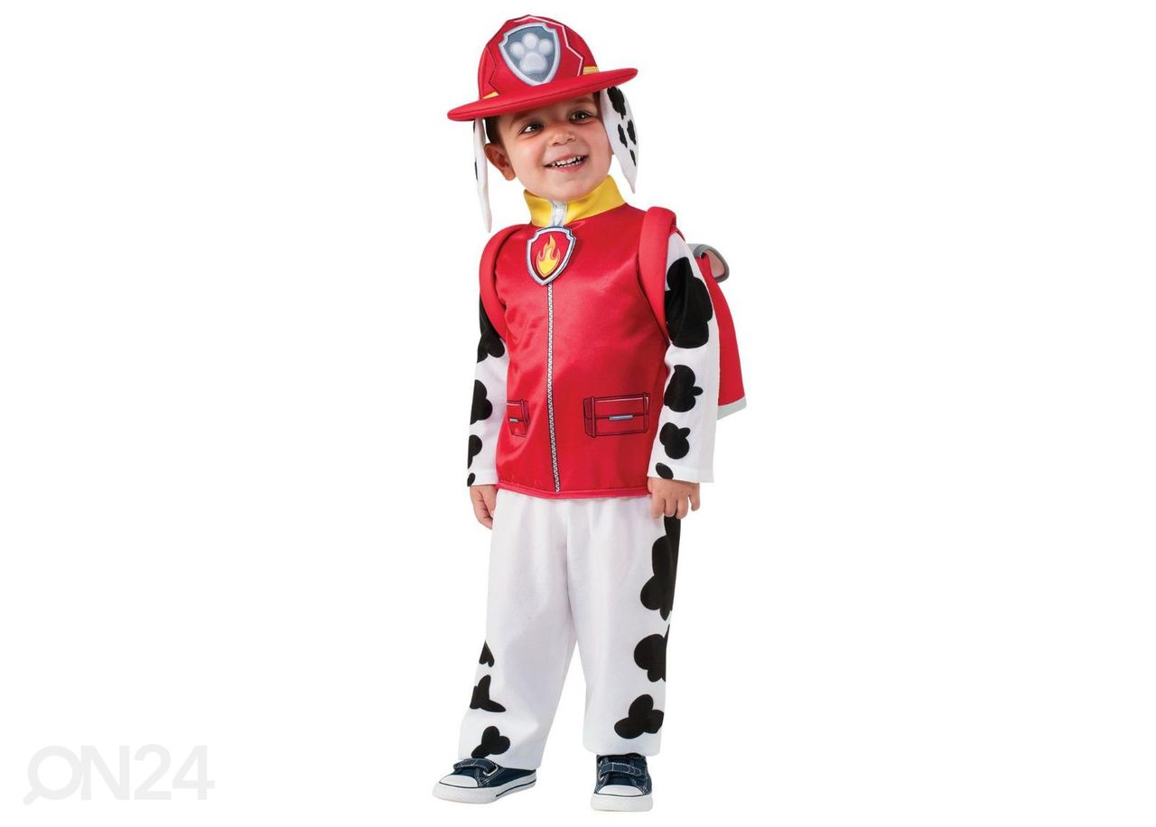 Paw Patrol Deluxe kostüüm Marshall, S suurus suurendatud
