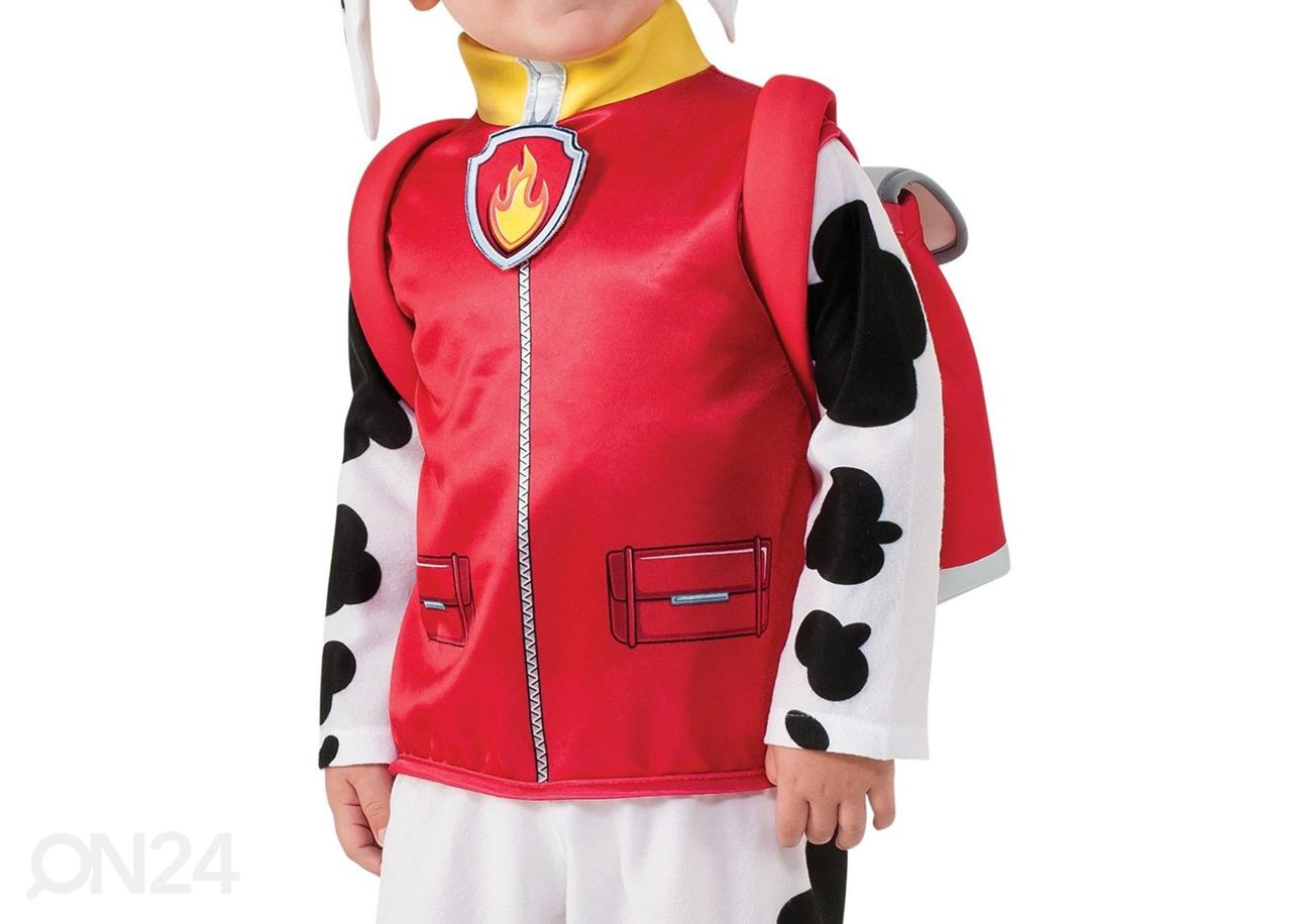 Paw Patrol Deluxe kostüüm Marshall, S suurus suurendatud