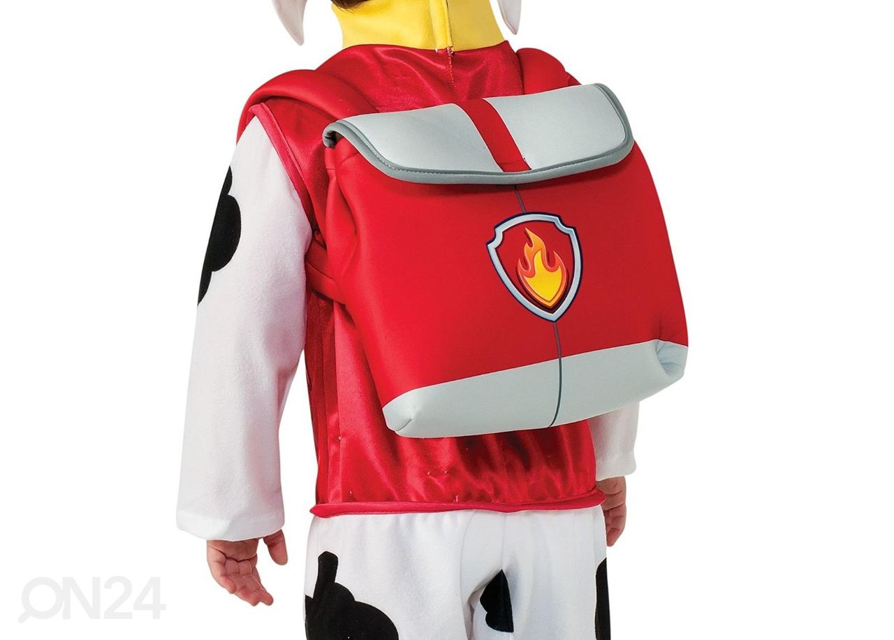 Paw Patrol Deluxe kostüüm Marshall, S suurus suurendatud