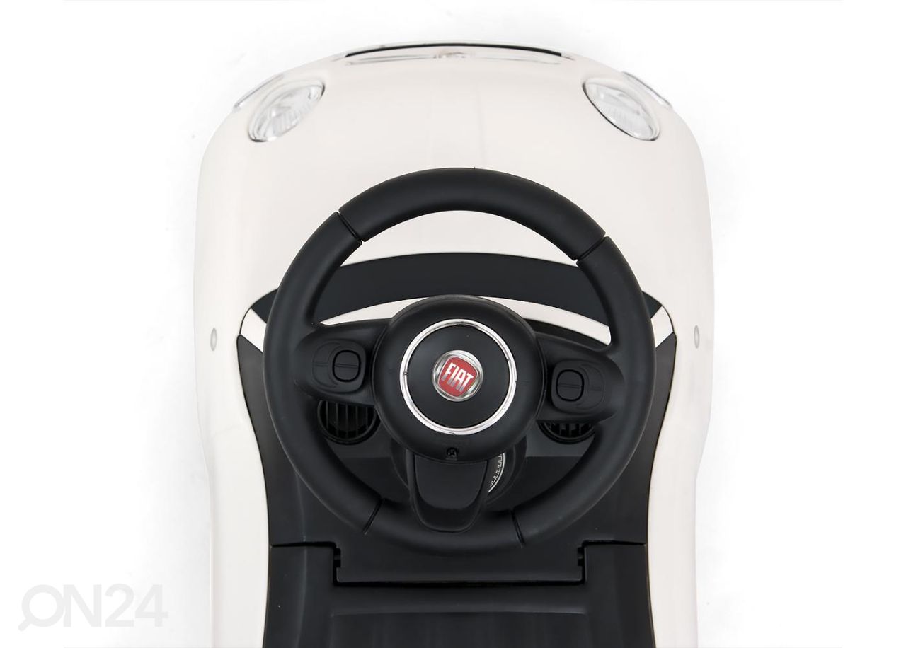 Pealeistumisauto Fiat 500 valge suurendatud