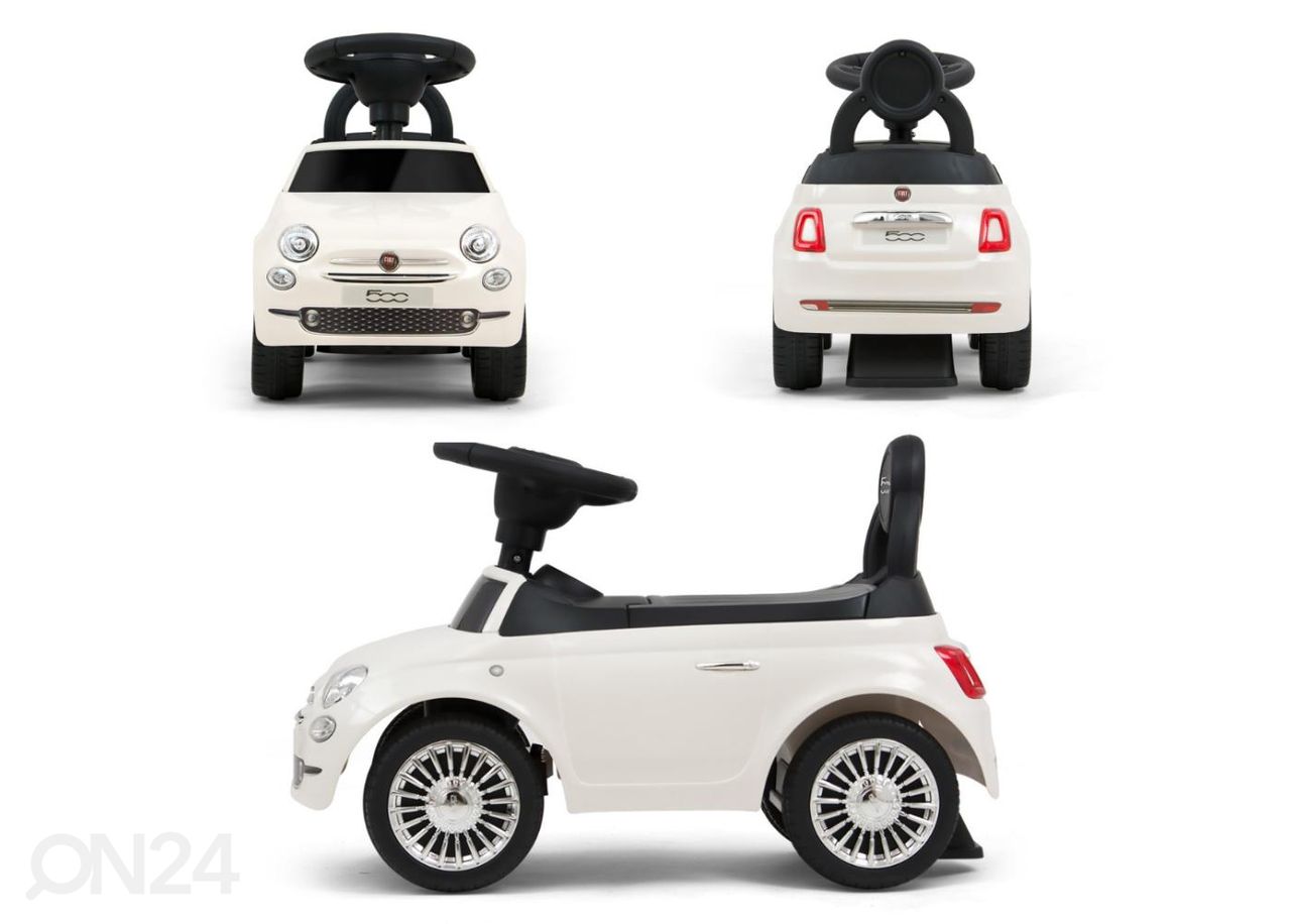Pealeistumisauto Fiat 500 valge suurendatud