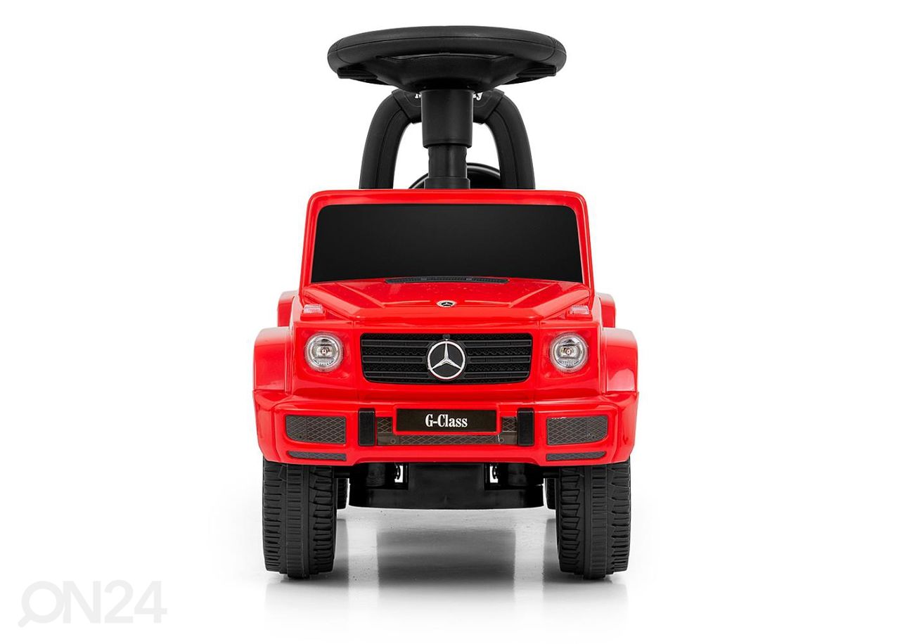 Pealeistumisauto Mercedes G350D punane suurendatud