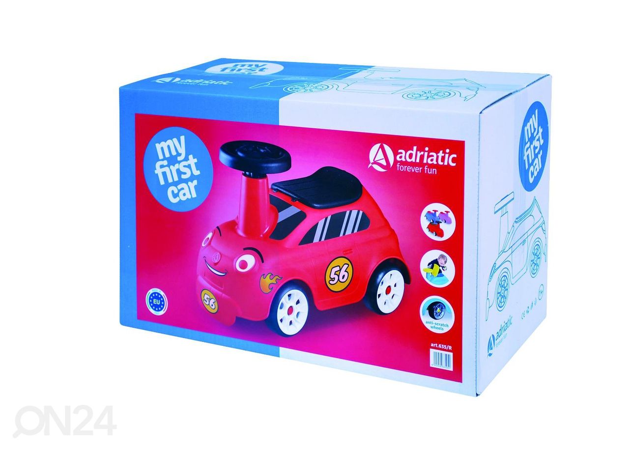 Pealeistumisauto punane suurendatud