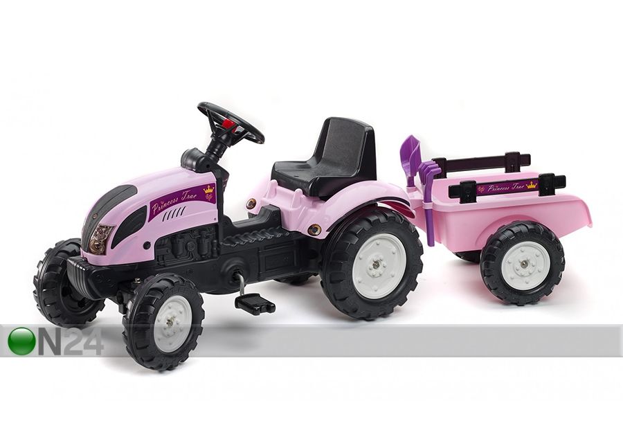 Pedaalidega traktor Princess suurendatud