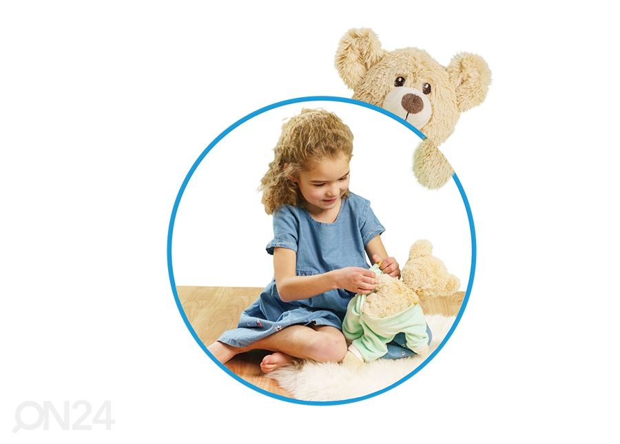 Pehme karu Teddy Rainbow 42 cm suurendatud