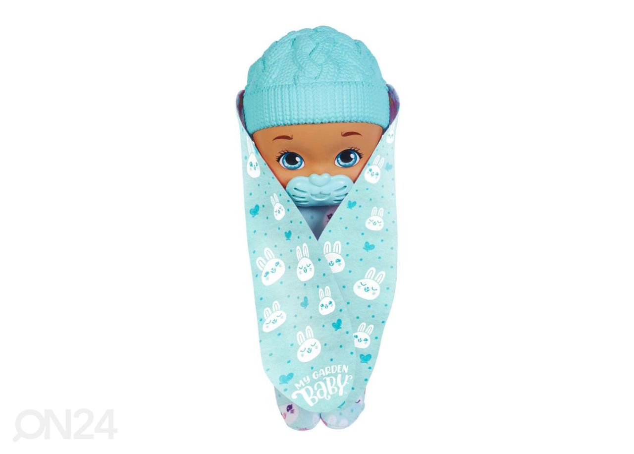 Pehme kehaga jänkubeebi My Garden Baby sinine suurendatud