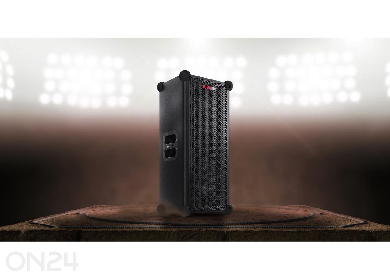 Peokõlar Sharp SUMOBOX, 120W RMS, must suurendatud