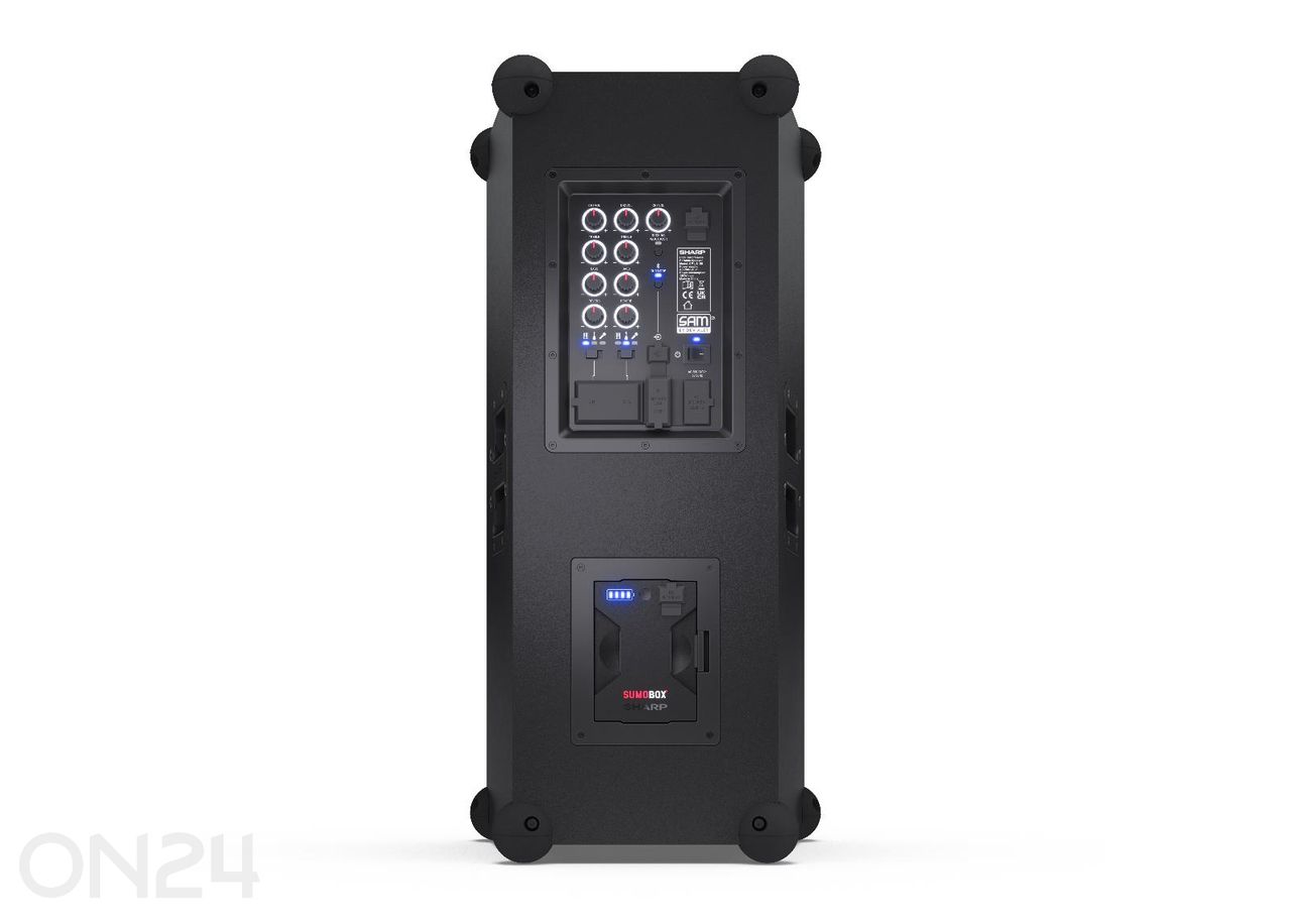 Peokõlar Sharp SUMOBOX, 120W RMS, must suurendatud