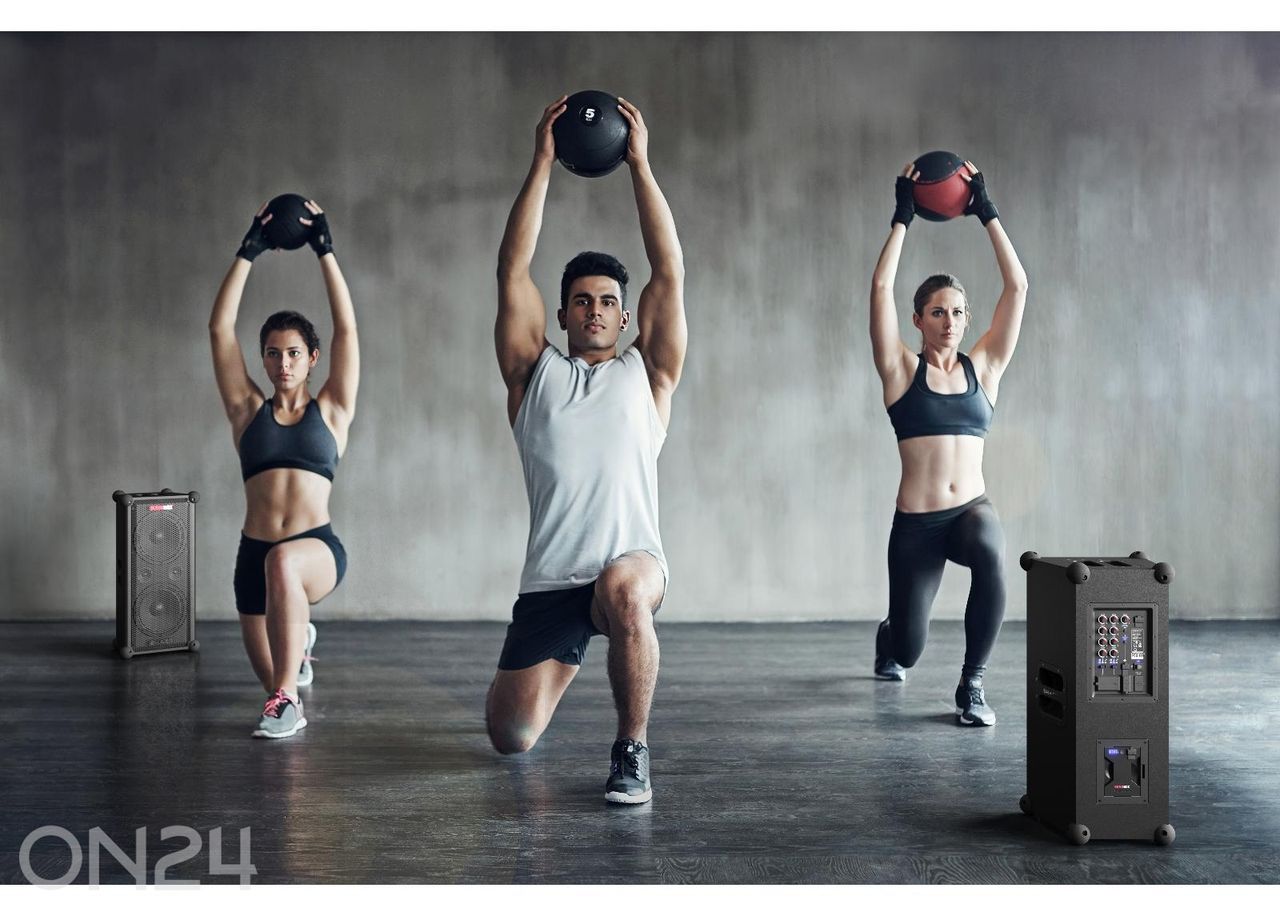 Peokõlar Sharp SUMOBOX, 120W RMS, must suurendatud