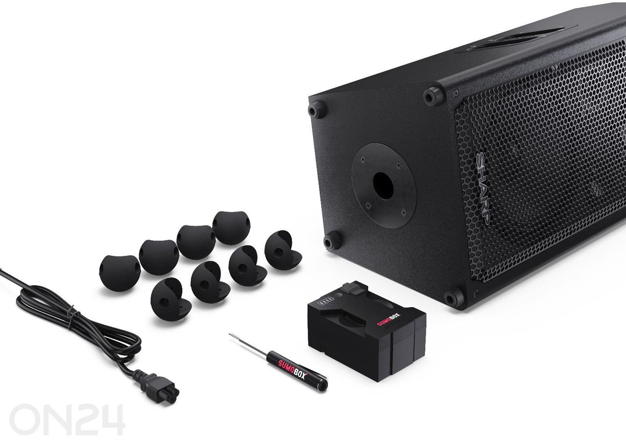 Peokõlar Sharp SUMOBOX, 120W RMS, must suurendatud