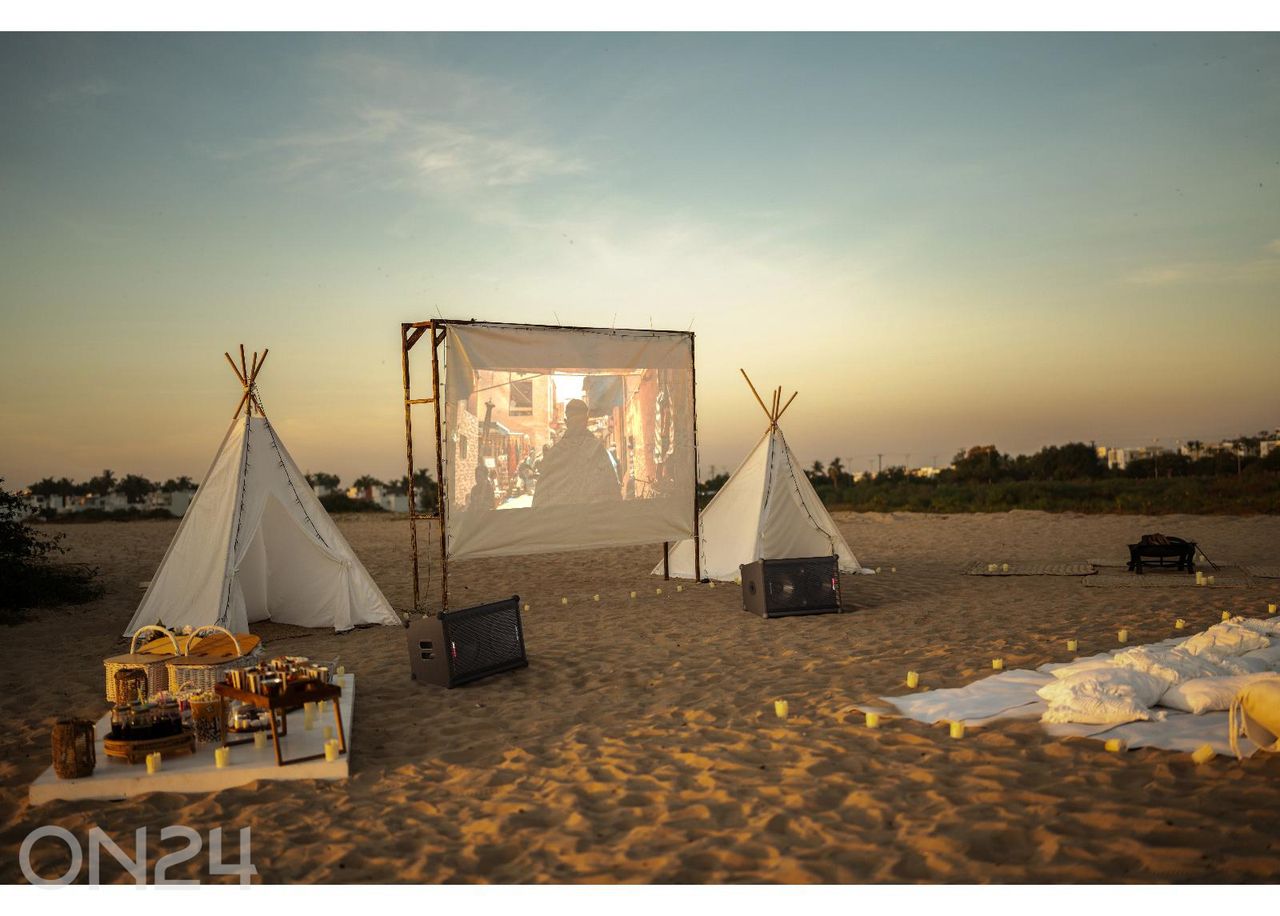 Peokõlar Sharp SUMOBOX Pro, 200W RMS, IPX4, must suurendatud