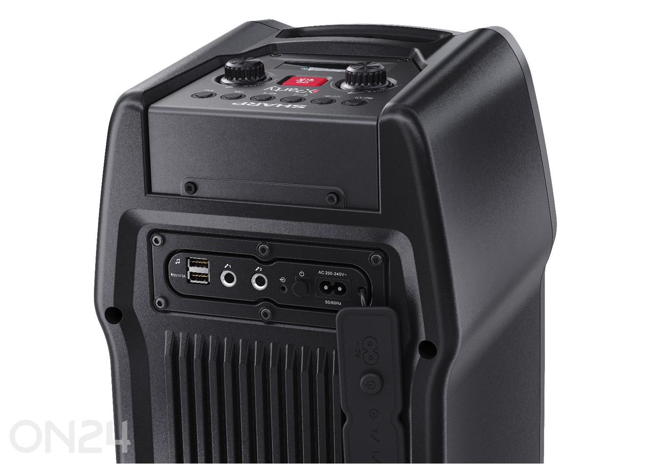 Peokõlar Sharp XParty Sing, Bluetooth, IPX4, must suurendatud