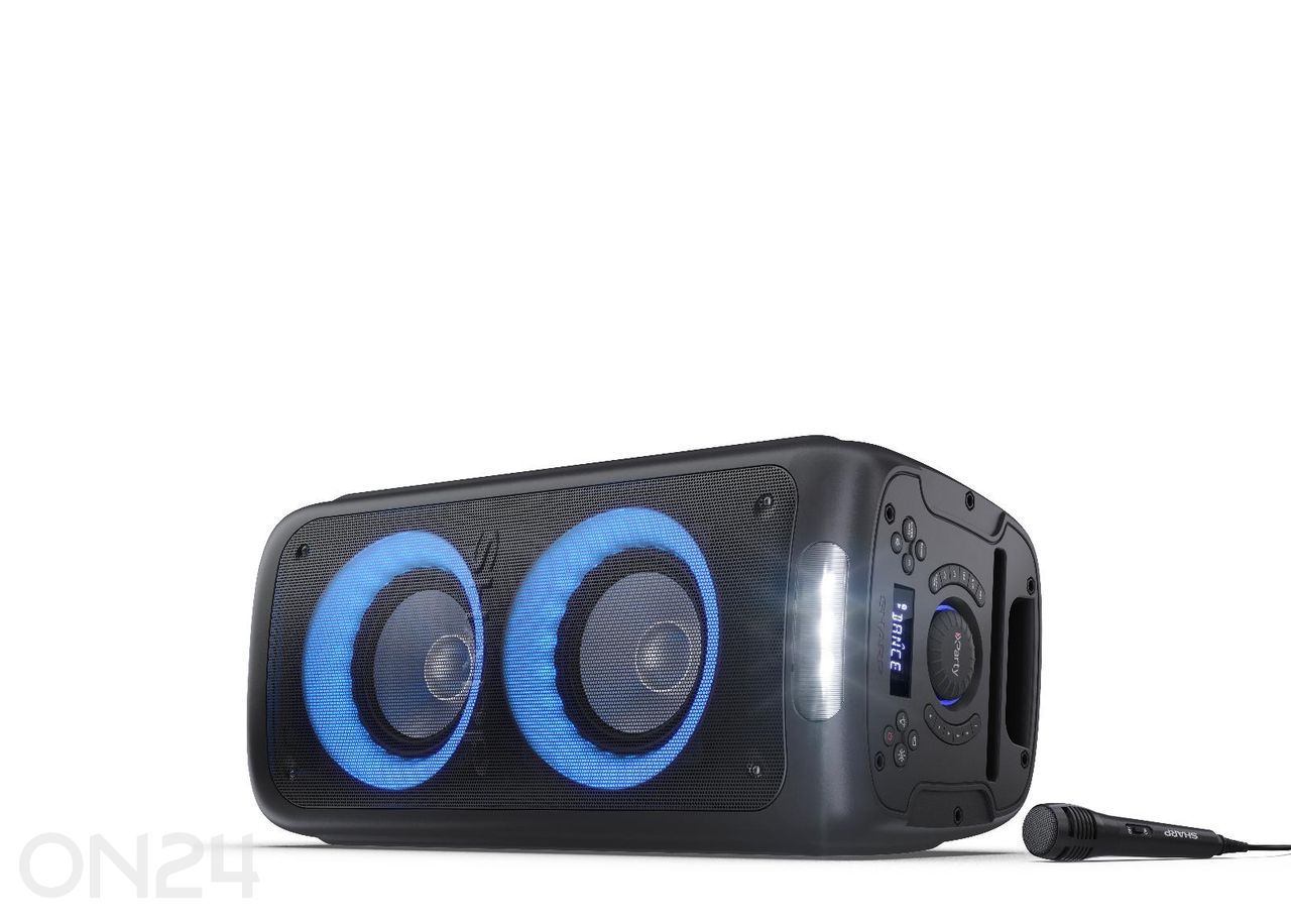 Peokõlar Sharp XParty Street Beat, Bluetooth, IPX4, must suurendatud
