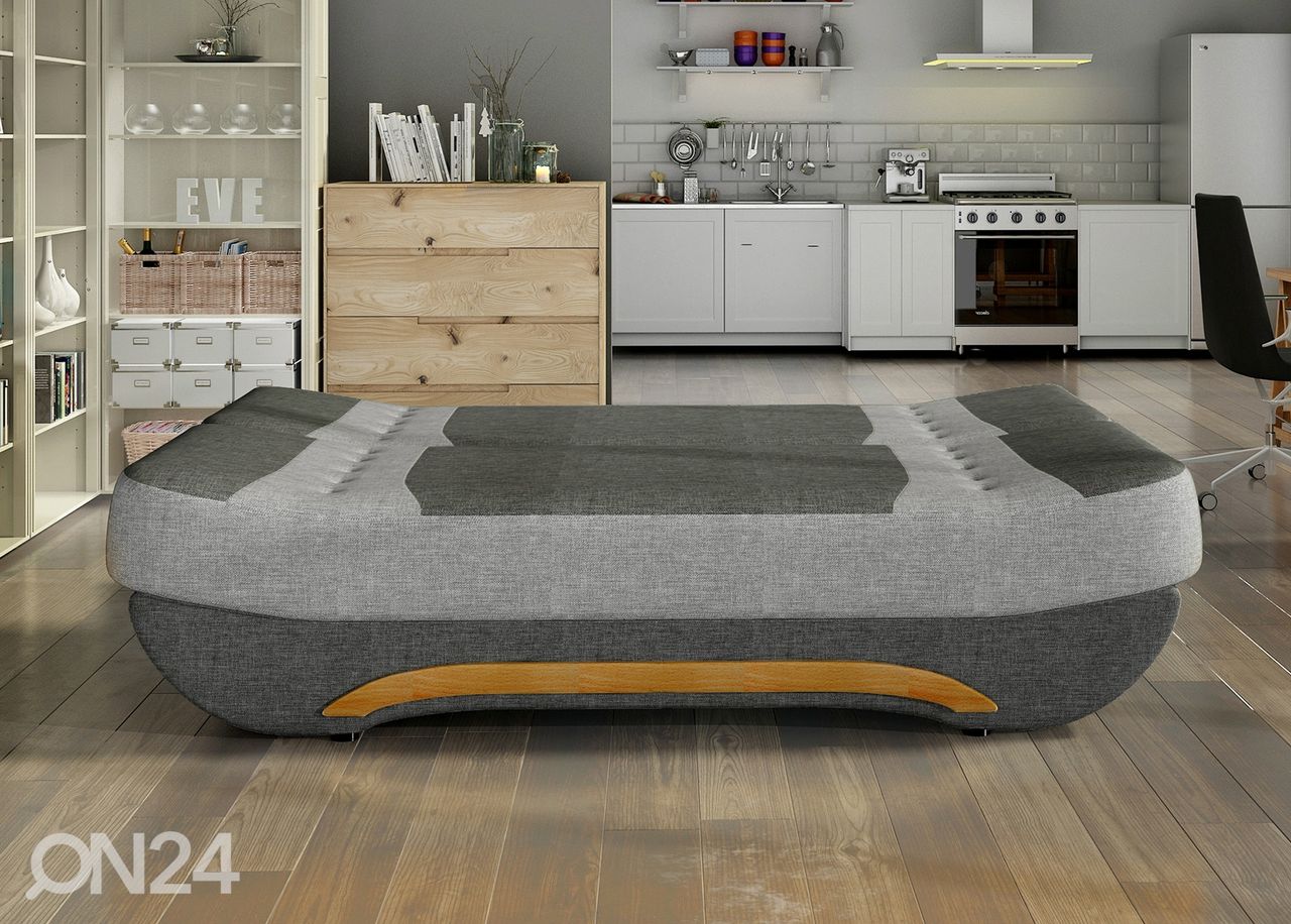 Pesukastiga diivanvoodi suurendatud