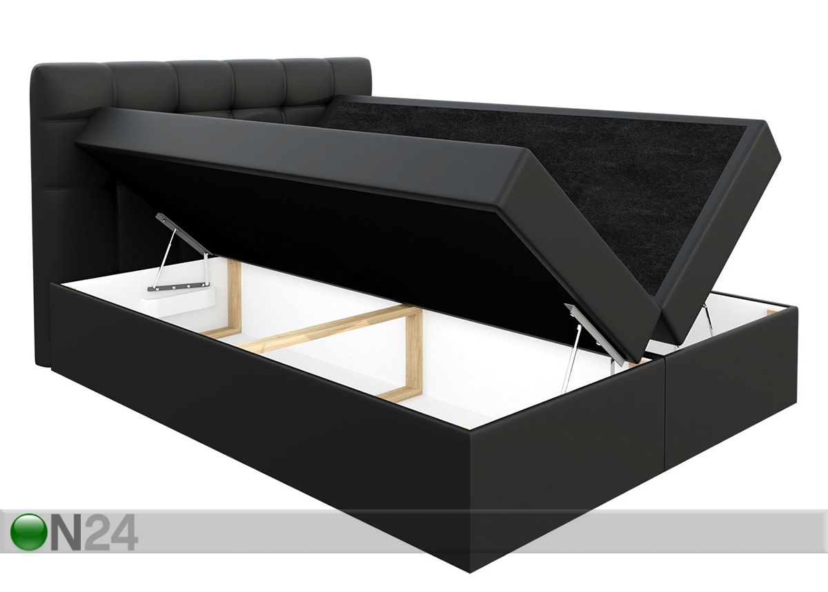 Pesukastiga kontinentaalvoodi 120x200 cm suurendatud