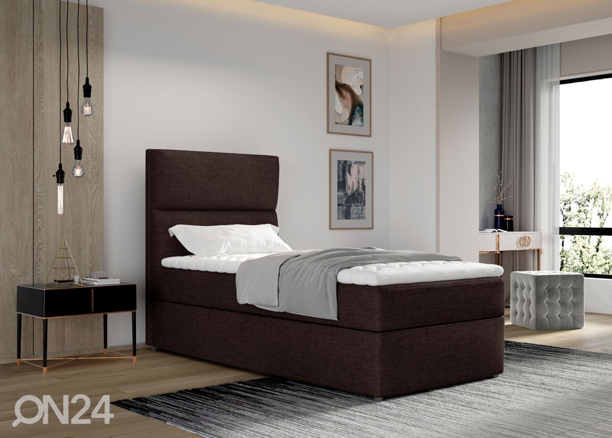 Pesukastiga kontinentaalvoodi 90x200 cm suurendatud