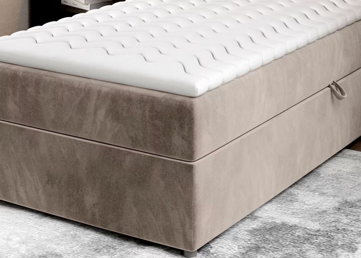 Pesukastiga kontinentaalvoodi 90x200 cm suurendatud